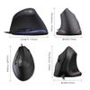 zelotes Wired Mouse for Computer,3200DPI,6 Buttons LED USB Optical Ergonomic Mouse,Vertical Mouse,Corded Mouse for Laptop,PC,Mac,Black