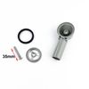 Qrity 2 Pieces Overflow Head Sink Overflow Round Interface