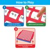 Learning Resources Subtraction Practice Board, Ages 3+, Learn Addition, Self-Checking Activity Board for Independent Learning, Solve 81 Maths Problems