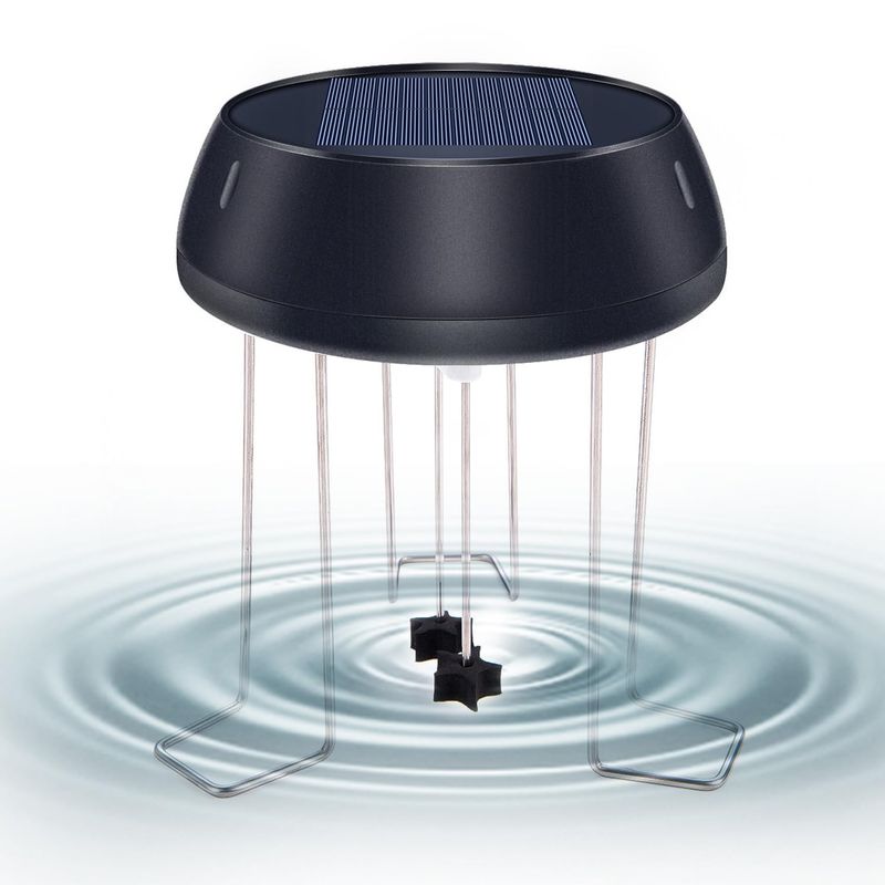 Excefore Solar Powered Bird Bath Water Agitator, Solar Water ...