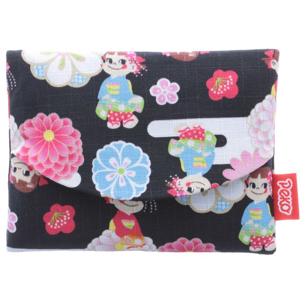 Peko-chan x Kyoto Cover Tissue Case, Black