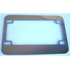 Motorcycle Chrome License Frame Kit. Free Screw Caps Included