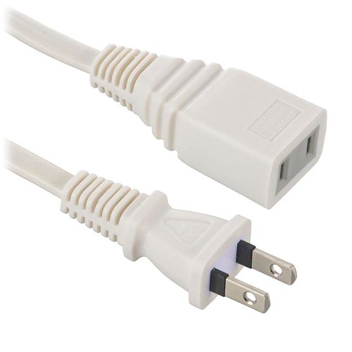 Ohm (OHM) HS-T110EDLP22 00-1559 Electrical Extension Cord Indoor Power Strip 1 Outlet 32.8 ft (10 m) Straight Plug White