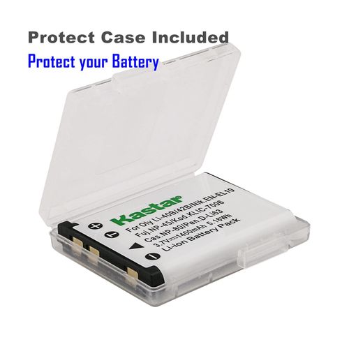 Kastar 2-Pack CNP80 Battery and AC Wall Charger Replacement for Casio Exilim EX-Z115, Exilim EX-Z270, Exilim EX-Z280, Exilim EX-Z330, Exilim Z335, Exilim EX-Z350, Exilim EX-Z370, Exilim EX-Z550 Camera