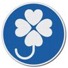 Handicapped Signs (Four Leaf Mark), Removable From Inside Window, Suction Cup Type Alternative, Dot Glue Sticker