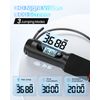 RENPHO Jump Rope, Connected with Apps, for Training, Jump Data Intelligence, Free Jump, Count Down Function, Timer Function, Syncing to Other Health Apps, Calorie Burning, Rope Length Adjustable, For