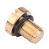 e46 bleed screw + Coolant Expansion Tank Bleeder Screw Drain Screw Radiator Expansion Tank and Rubber O-ring Solid Billet Brass for E30 E36 E31 E34 E46 E39 E38