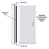 Hinge Plug 5/16" Dia. for Continuous Hinge Framed Shower Enclosure