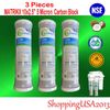 3 X 5M Matrikx Carbon Block Cocount Shell Filter RO Undersink 10X2.5"