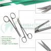 2 Pcs Premium Iris Scissors 4.5" Dental Veterinary Surgical New Instruments