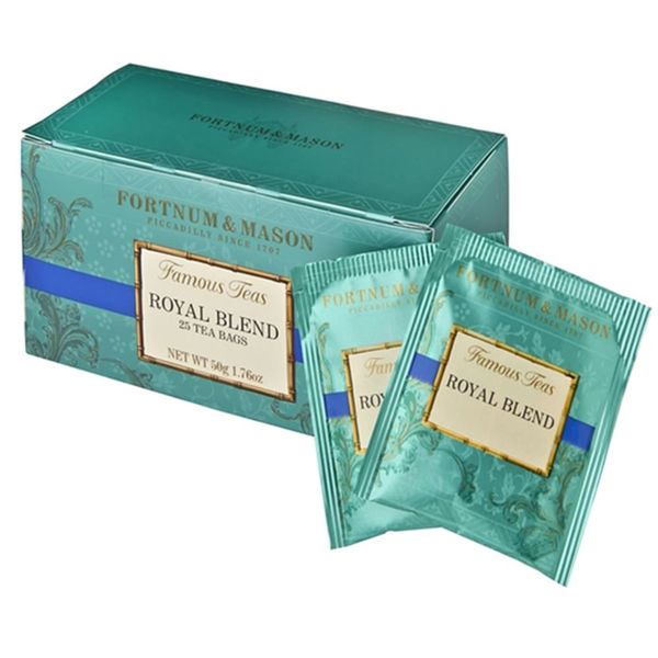 Fortnum & Mason RoyalBlend Tea Bags, Pack of 25 (Individually Packaged)