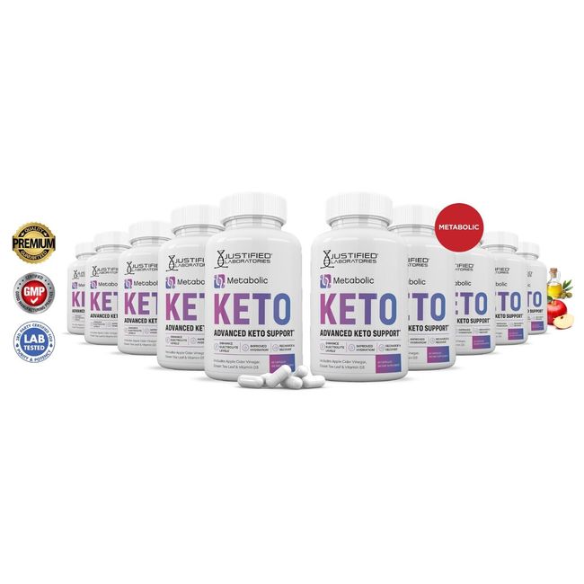 Metabolic Keto ACV Pills 1275 MG Stronger Than Gummies Keto Support 10 Bottle