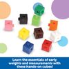 Learning Resources Interlocking Gram Unit Cubes, Math Classroom Teaching Aids, 10 Assorted Colors, Set of 1, 000, Ages 6+