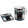 glades Depeche Mode Personal Jesus - Ceramic Coffee Mug + Coaster Gift Set