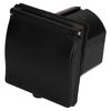 AB Tools 230v Mains 16A Flush Inlet Socket Black Caravan Motorhome Trailer Hook Up