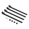 Adjustable Table Legs Table Clamp Legs F-shaped Table Legs 71cm/28in BLACK