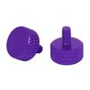 sourcing map Computer PC Graphics Card M3.5x6mm Flat Head Knurled Thumb Screws Purple 4pcs