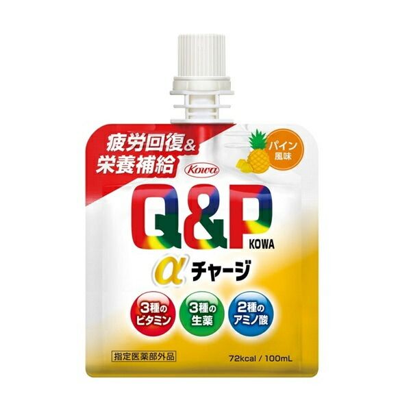 3% OFF coupon valid from 1/9 20:00 to 1/16 01:59 Kowa Co., Ltd. Kewpie Kowa Alpha Charge (pineapple flavor) designated quasi-drug 100mL<br> Drug Pure Rakuten Market Store CPT△