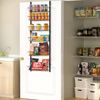 6-Tier Over the Door Pantry Organizer Hanging Storage Rack Adjustable Kitchen