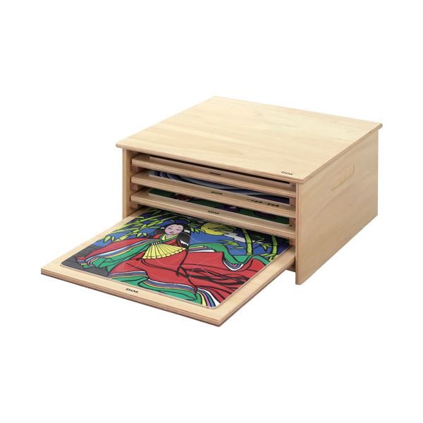 DLM Wooden Jigsaw Puzzle Storage Box AS1000