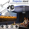 dcas Mini Projector Holder Wall Mount, 1/4 Universal Projector Ceiling Mount, 360°Degree Rotatable Projector Bracket, Universal Wall Mount Projector Holder, Wall Ceiling Mount for Projector (Bearing