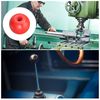 METALLIXITY Threaded Ball Knobs (25mm/0.98") 12Pcs, Plastic Round Operation Ball Handles with M6 Female Thread - for Machine Handle Tool Replacement, Red