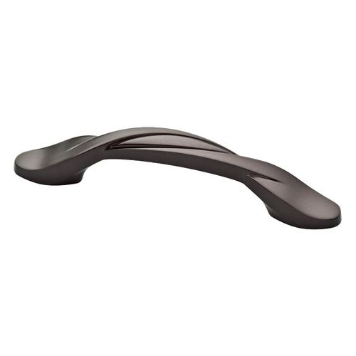 Franklin Brass Curved Cabinet Pull, Bronze, 3 in Drawer Handle, 10 Pack, P35518K-OB3-B