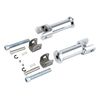 Chrome Rear Passenger Foot Peg Rest Support Mount Kit For Harley Softail 18-24