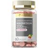 Magnesium Gummies | 200mg | 60 Vegan Gummies | Vegan, Non-GMO, and Gluten Free Formula | Natural Lemon Raspberry Flavor | by Carlyle