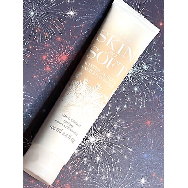 Avon Skin So Soft WINTER VANILLA Moisturizing Hand Cream *SEALED UNDER THE CAP*