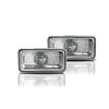 Side Indicator Clear Chrome Square Left and Right Set Registration Free