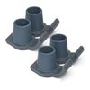 Deal: 2 Pairs Top Glides DuraSki Heavy Duty Walker Ski Glides for 1 1/8 Inch Tubes
