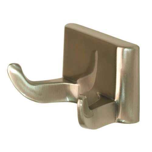 Proplus GIDS-558708 Robe Hook Double Brushed Nickel Concealed Screw