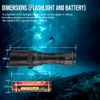 Trustfire 3350LM LED Diving Light Scuba Flashlight Underwater 100M Photography