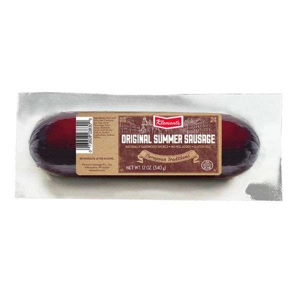 Klement's Original Summer Sausage, 12 Ounce