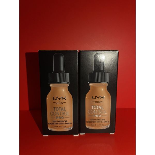 NYX Professional Makeup Total Control Drop Foundation-Camel LOT OF 2