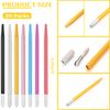 Microblading Pens 20 Piece Eyebrow Tattoo Pens Light Manual Tattoo Pens Aluminum Tattoo Pen Tattoo Makeup Pen for Women Men Makeup Supplies Tattoo Salons, 7 Colors