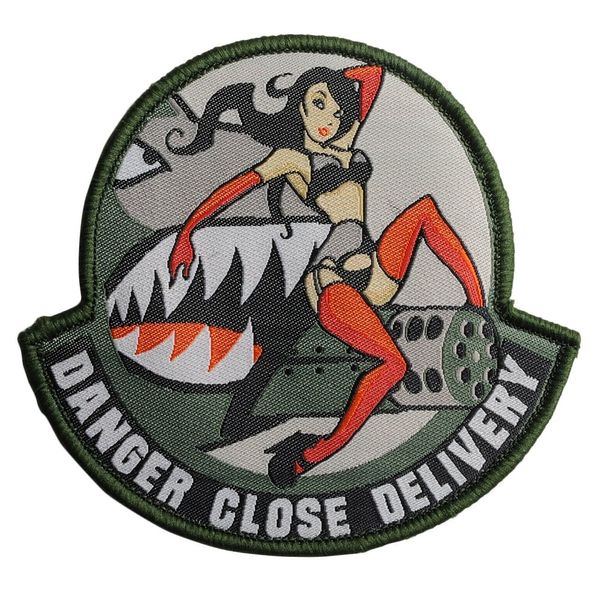 Mil-Spec Monkey Danger Close Military Patch Velcro SWAT