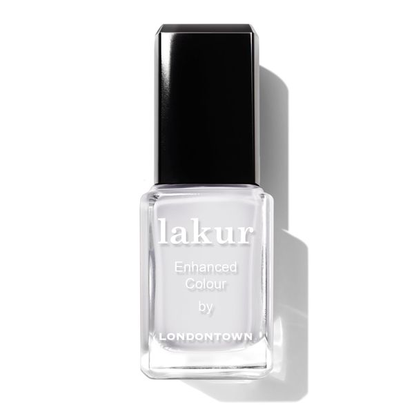 LONDONTOWN Light Gray Glossy Nail Polish, London Fog lakur, Vegan Chip-Resistant Long-Lasting Nail Lacquer, 0.40 fl oz