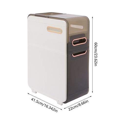 Bathroom Storage Cabinet Small Cabinet Toilet Paper Holder Space Saving Design
