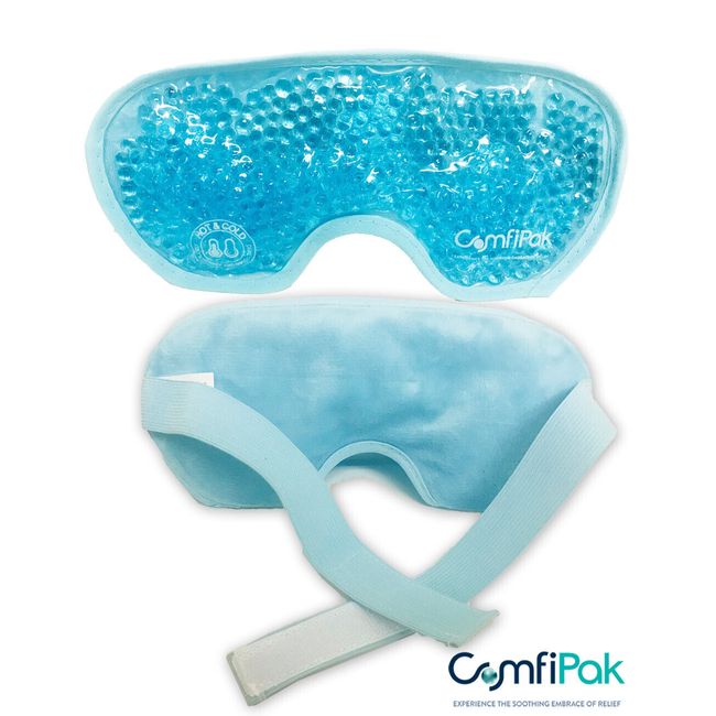 Beaded Gel Eye Mask Hot and Cold Therapy | Ice Mask For Migraine Headache ~NEW~