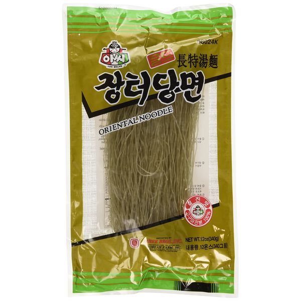 Assi, packs Glass Noodles Korean Vermicelli Dangmyun Sweet Potato Starch 12 s, 0.8466 Ounce, (Pack of 2)