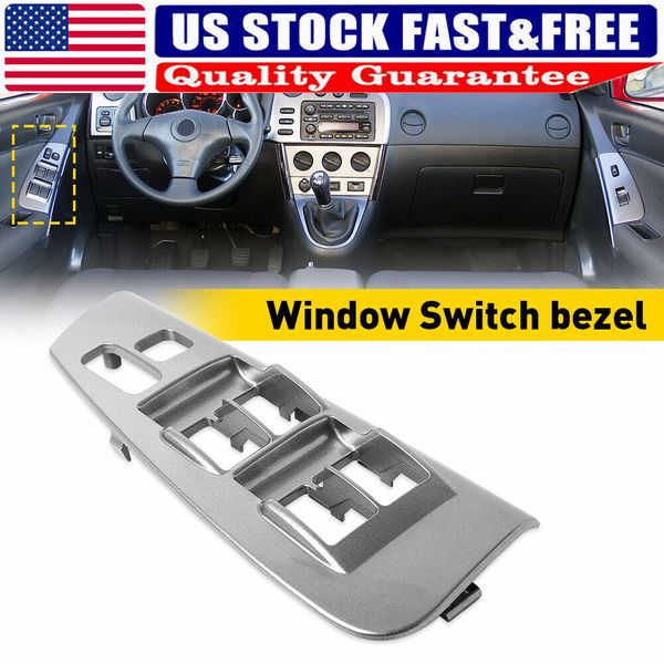 For Toyota Corolla Matrix Driver Side Window Switch Bezel Trim Plate 03-2008