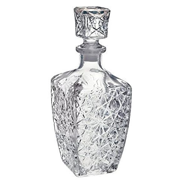 Liquor Bottle Decanter with Stopper Glass (Liquor Bottle 760ML 26 Ounces)