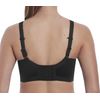 Freya Damen Dynamic Soft Cup Converting Strap Style Wireless Bra Sport-BH, Jet, 80K