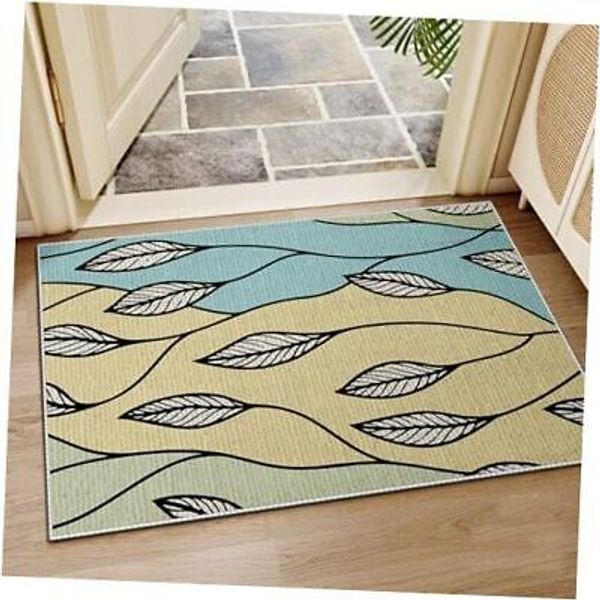 Leaves Rugs for Entryway, 2'x 3' Door Mat Non Slip 2' x 3' Runner Rug-leaves