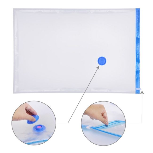 Large vacuum bag home organizer quilt clothes vacuum storage bag waterproof  compression travel space-saving airbags