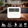 Digital Kitchen Timer Magnetic Backing Stand, Alarm LCD Timers, Timers for Kitchen, Baking, Exercise Training, Study, Count up and Count down Clock
