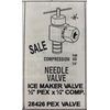 Water Valve Ice Maker valve 1/2" PEX x 1/4" Compression 5 pack
