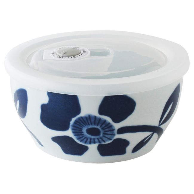 Hasamiyaki CtoC Japan Storage Pack, Small Pot, Flower Dairy, Diameter 4.9 x Height 2.4 inches (12.6 x 6.2 cm), 15.7 fl oz (400 cc)